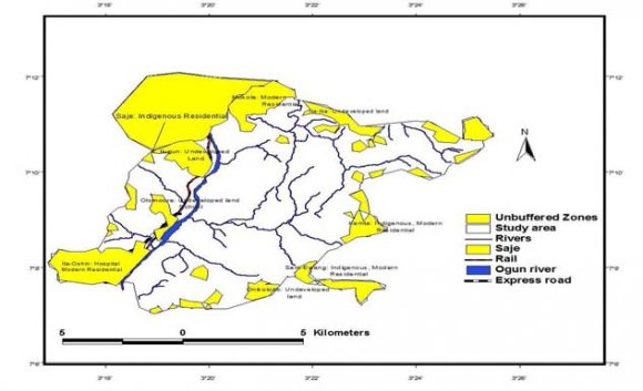 Supervised classification by minim distance method for mss-1975 and TM-2002 image.