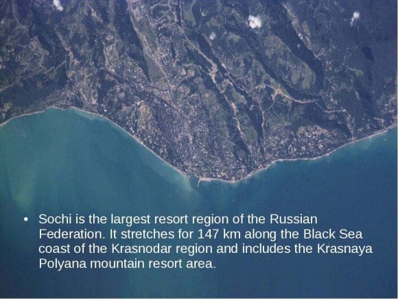 Fig. 1 : Schema of Sochi region coast