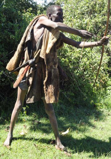 h) LanguageOgiek is the indigenous language of the community.The various articles of their indigenous dress are referred to in Ogiek, for instance, motoget, oguriet op inderit, oguriet op poinet and rungut op metit among others. Whenever the group encounters a new article of dress, they coin a name for it in Ogiek. Sait is borrowed from the Kiswahili word saa 'wrist watch'. The people coined rungut op metit from the word metit 'head', in Ogiek as it has a rounded tip resembling a head. The khanga is called angeet. i) System of Government Since time immemorial, the Mau Ogiek had diffused authority. The elders jointly resolved disputes and made group decisions in meetings chaired by a girwogindet 'indigenous chief'. Only the girwogindet wore oguriet op saamput and carried rungut op metit (with incisions).