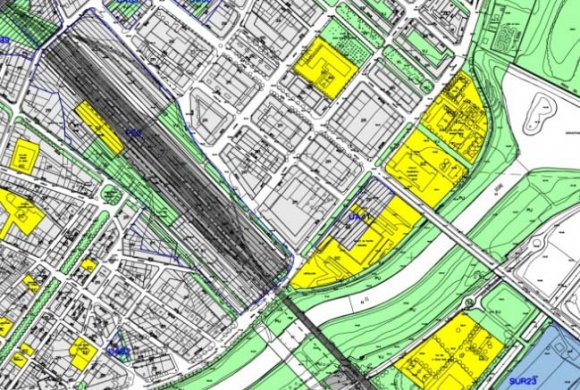 Figure 7 : HSR Station Surrondings. March 2013.b) LeridaThe final implementation Project of high-speed rail in Lerida was approved in 1997, guaranteeing the