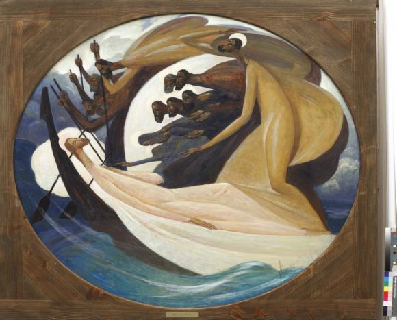 Analysis of theCreation of A. M. Smirnov's Diptych "Storm on the Sea" ???? ????? ??????? ???? ?????: ??, ?????? ???????? ???????????? ?????? ?????????. ????? ????? ??????? ?????????, ??? ??????? ???????? ????????? ? ??????? ???????????????? ??????????. ????????? ?????????? ?? ??????? ?? ?????????: «?? ??????, ?? ??????? ? ??????? ??????? ??? ? ????? ??? ?? ??????? ??» [??. 16:18]. ????? ????? ??????? ????? ?????? ?????? ????????, ??????????? ?????? ???????. ? ?? ?????, ??? ? ?? ?????, ????? ?????? ?????? ???????? ???????? ??????, ?????? ?? ???? ???????, ???????, ??? ?????? ?????????? ???????? ????? ???????, ????????? ??? ???? ??????? ?? ?????????. ?? ????, ??? ?????, ?????????? ??????? ? ???????? ? ??????. ? ?????? ?????? ? ?? ? ?????? ????????? ? ????? ?????, ? ??? ???? ???? ????? ????????. ??????? ???? ???????????? ?????? ????????????? ? ??????? ?????, ????? ??? ????. ? ??????? ??????????????, ??? ????? ????? ????????? ?????? ??????????????? ??????? ???????????? ???????? ???????? ? ???????????? ?????????. ? ???? ????? ??????????? ?????? ???????? ????????? ?????????? ????????? ????? ???????? ???????????? ????? ? ???, ??? ??????????? ???????????? ?????? ??? ??????? ???? ?????? ????? ????????? ??????. ??? ????? ????? ????????? ? ?????? ? ?????????????????? ???? ?????? «???????? ?? ?????» (???. 2). ?????????????? ?????, ? ??????? ?????? ??????? ??? ??, ??? ? ????? ?????, ???????? ??????????? ?????? ??????? ???????????? ????????????? ???????. ??? ???????????? ?????? ????? ????????? ?????, ??? ???????? ?????????? ? ???? ??????? ?? ????????, ??? ???????: «??????????, ????? ?? ??????????» [??. 14:31]. ? ??????? ????????????? ???????????? ????????? ???????????, ??? ??????????? ???????? ????????. ??? ?????????? ? ?? ???? ??????????? ????? ?????? ??????, ? ?? ???? ????? ?????????? ??????????? ?????? ???????? ????? ? ???????????? ?????? -??????????????? ? ??????? ????????, ?. ?. ?????????. ????????? ???????? ????? ???????? ?????. ????????? ??????? ??? ????????????? ?????? ?????? ?????????? ??? ???????? ????????. ?????? ????????????? ?????? ????????? ????? ????????????????? ??????????? ?? ???? ????????? ????. ?? ????? ????????????? ?????? ????????????? ???? ? ????? ? ????????? ????? ????. ?? ???? ? ????? ? ????????? ???? ?????????. ?? ????????? ? ????? ???? ???????? ???????????? ???? ????????? ??? ???????? ???????? ? ????????????? ???? ????????? ????. Analysis of the Creation of A. M. Smirnov's Diptych "Storm on the Sea"