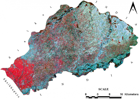 Figure 3 : Landforms and Soils, Narowal District