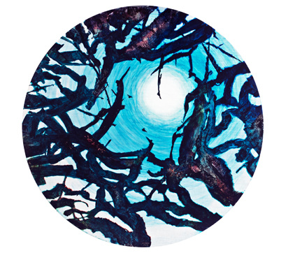 Number Governs Form, (fig.1) part of my Essential Mysteries series of paintings, celebrates the formal mathematics found even in everyday patterns in nature.The entomologist, E.O. Wilson, in 1998 wrote a book, Consilience, attempting to prove that all knowledge is one, uniting not only the various sciences, but social sciences and the humanities (even aesthetics and religion) as well. This has been somewhat controversial.3  In 1975, I intuited a related idea. From my observation of the scientists, artists, and religious people I knew, I sensed that their driving quest was to somehow achieve a deep sense of the world we live and move in.