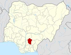 Figure 1a : Map of Nigeria showing Enugu State