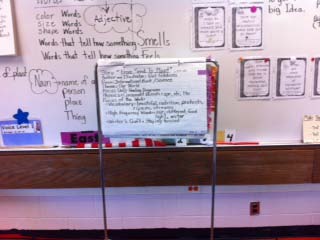 Figure 13 :Table centers for the students. This figure shows each one of these table centers that was used as a reading center for the literacy activities and the children's daily work
