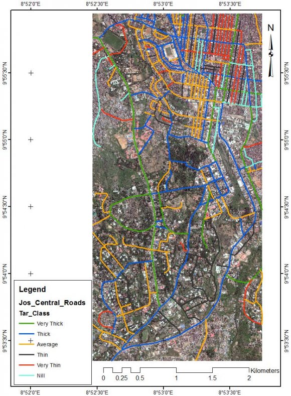 Figure 5 : Spatial Distribution of Drainage Types