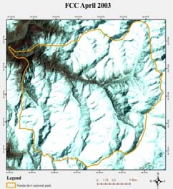 Fig. 4 : The spatial distribution of local R 2