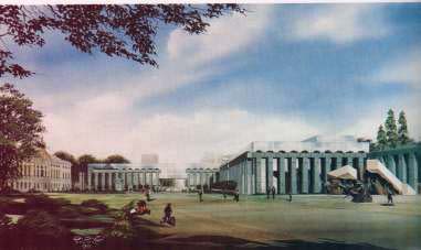 Figure 7: Russell Square is a successful example of landscaped gardens for residential areas in North London