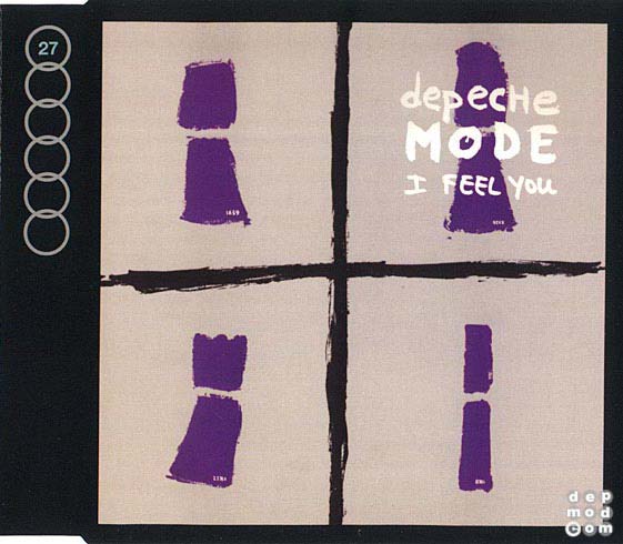 Fig. 3: I Feel You Cover Nr.27 d) Analysis of Walking in my Shoes Cover, Nr.28The fourth cover analyzed which's number 28 is the single CD of Walking in my Shoes labeled as synth pop, alternative rock and alternative dance. The cover has a connection with the striking music video of the