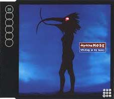 Fig. 6: In your Room Cover Nr.30 III. CONCLUSION Your Six single CD covers of the band Depeche Mode have chosen as sample unit. The chosen six belongs to the 1993 released Single CD Box Set number 5, CDs numbered as from 25 to 30. The names of the CDs are number 25 -Policy of Truth, number 26 -World in My Eyes, number 27 -I Feel You, number 28 -Walking in My Shoes, number 29 -Condemnation and number 30 -In Your Room. As a general concept all covers has a black background and a chain on top left. Chain formed with 6 white thin circles, indicating that every 6 single CD grouped. The chain divided the height of the CD into two full and empty parts. On every cover a square formatted illustration used. The three side of this square left equal in size only left part is thicker and the chain seen on top. On every cover the black background merged with blacks of the illustrations, in a combination with different colors it creates extraordinary