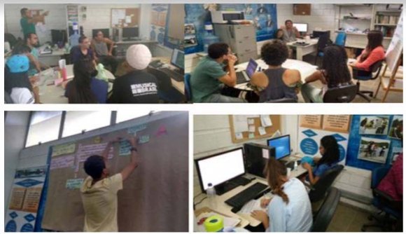 Figure 1: EPEC students being trained to work in the design and execution of socioeconomic projects IV. Methodology The methodology of action of the EPEC has a base on action research, a form of approach that starts from the principle that socioeconomic and environmental challenges demand new research methods, capable of understanding socioenvironmental complexity Thiollent and Silva, (2007) making possible to perceive of the real characteristics of the analyzed communities (Mutimukuru-Maravanyikaet al., 2016).There follows a cycle in which there is a systematic oscillation between acting in practice and investigating it (Figure2). "A change ... is planned, implemented, described, and evaluated, ... learning more in the process, both in practice and in research"(Tripp, 2005 p. 446).