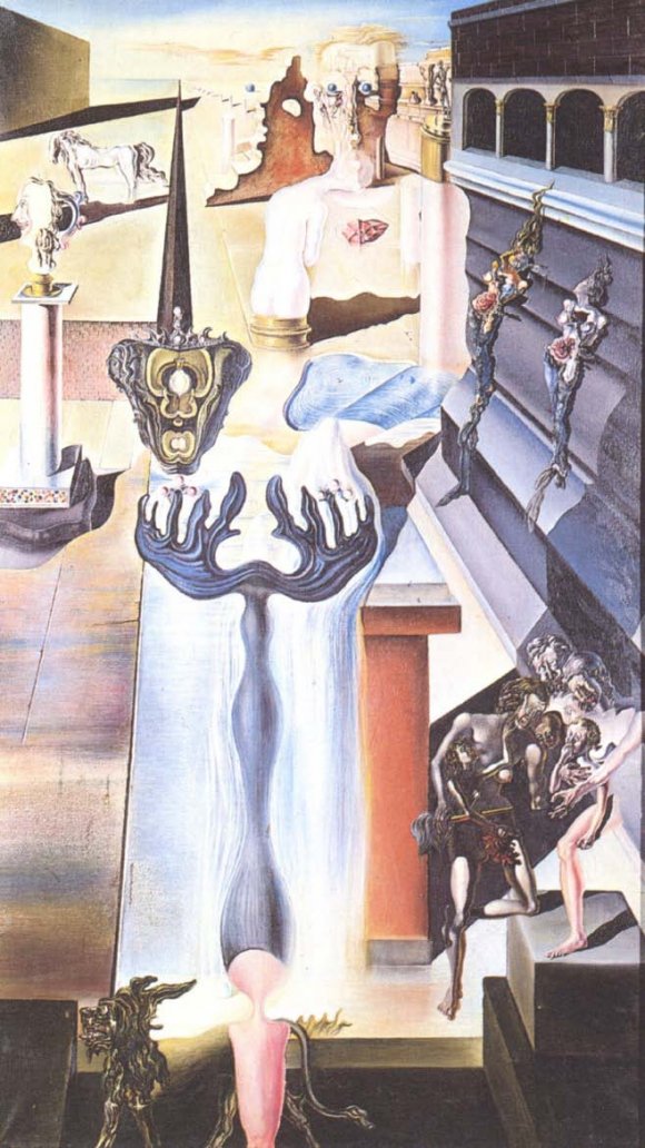 Fig. 2: Salvador Dalì, L'uomo invisibile, 1929. Museo Nacional de Arte Reina Sofia, Madrid.