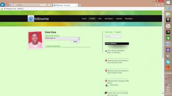 Figure 4.3: Showing the information about the individual Member 4.3.4 My Photos