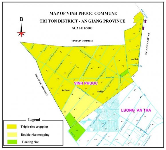 Figure 1: Map of the surveyed neighborhoods