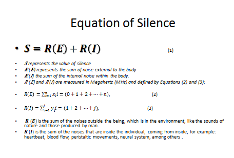 Figure 1: The Graphic Representation of Silence (MAXIMO PELIS, SAMPAIO & OLIVEIRA (2020)