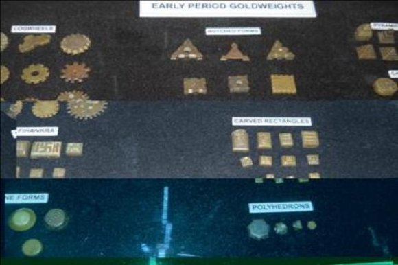 Figure 1: A sample image of Akan Gold -weights, "Mmramuo", 2016. Institute of African Studies, University of Ghana, Legon. Image by the researcher