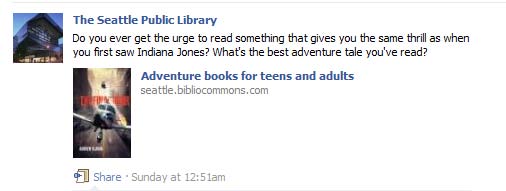 Figure 30 : Internet Public Library, new staff announcement Walls were used to promote library collections by informing users about other items or resources at the library about which they might be unaware (Figures 31 to 34).