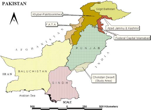 Figure 2 : Ombrothermal diagram of Cholistan Desert Source: After Akhter, R. and Arshad, M. (2006).