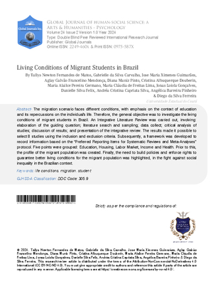Living Conditions of Migrant Students in Brazil