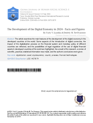 The Development of the Digital Economy in 2024 - Facts and Figures