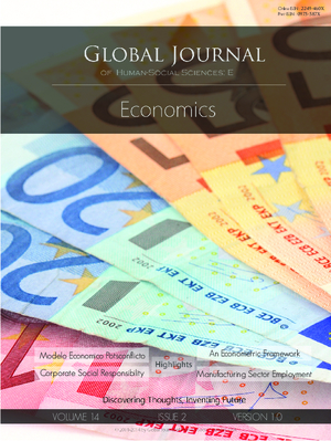 GJHSS-E Economics: Volume 14 Issue E2