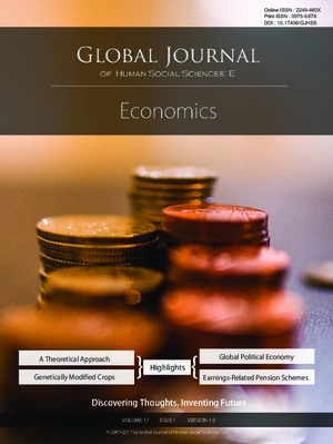 GJHSS-E Economics: Volume 17 Issue E1