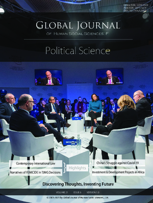 GJHSS-F Political Science: Volume 21 Issue F6