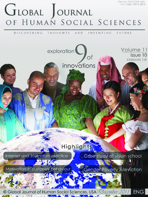 GJHSS Volume 11 Issue 10
