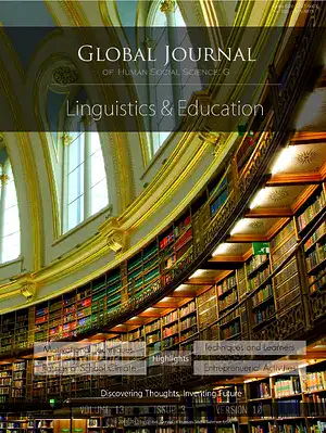 GJHSS, Volume 13, Issue 9 (G3), Year 2013