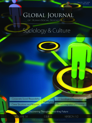 GJHSS, Volume 14, Issue 10 (C1), Year 2014