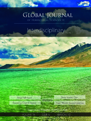 GJHSS-H Interdisciplinary: Volume 14 Issue H6
