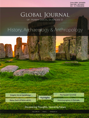 GJHSS-D History, Archaeology & Anthropology: Volume 16 Issue D2