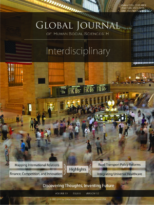 GJHSS-H Interdisciplinary: Volume 19 Issue H8