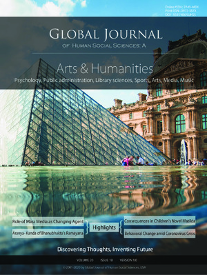 GJHSS-A Arts & Humanities: Volume 20 Issue A18