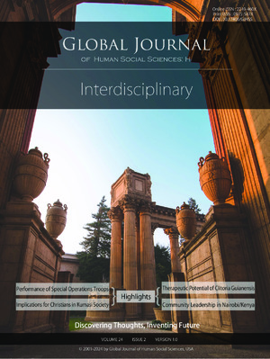 GJHSS-H Interdisciplinary: Volume 24 Issue H2