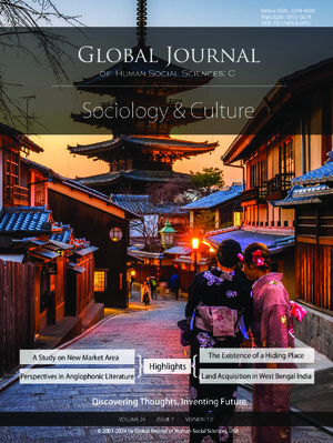 GJHSS-C Sociology & Sociology of culture: Volume 24 Issue C7