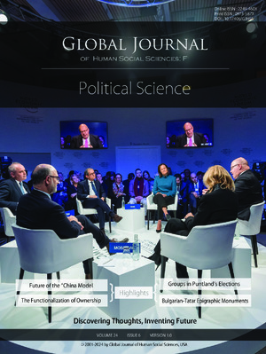 GJHSS-F Political Science: Volume 24 Issue F6