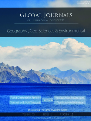 GJHSS, Volume 13, Issue 2 (B1), Year 2013
