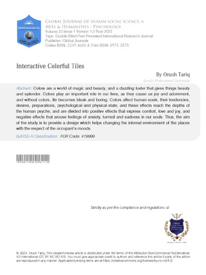 Interactive Colorful Tiles