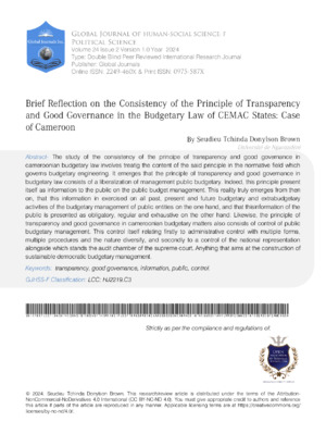  Brief reflection on the consistency of the principle