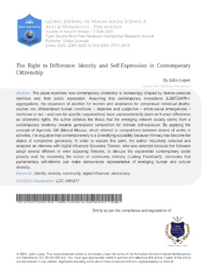 The Right to Difference