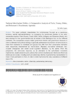National Identitarian Politics A Comparative Analysis 
