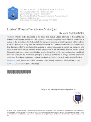  Lipsius Dissertatiuncula Apud 