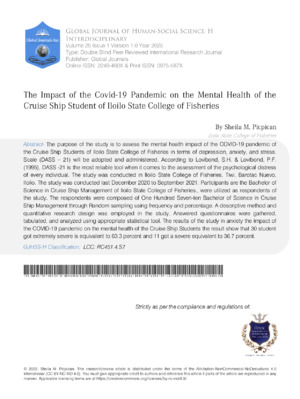 The Impact of the COVID-19 Pandemic