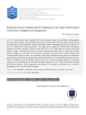 Exploring Factors Influencing ICT