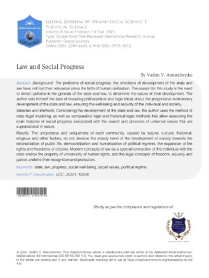 Law and Social Progress