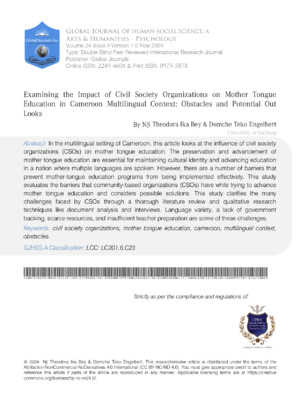 Examining the Impact of Civil Society Organizations